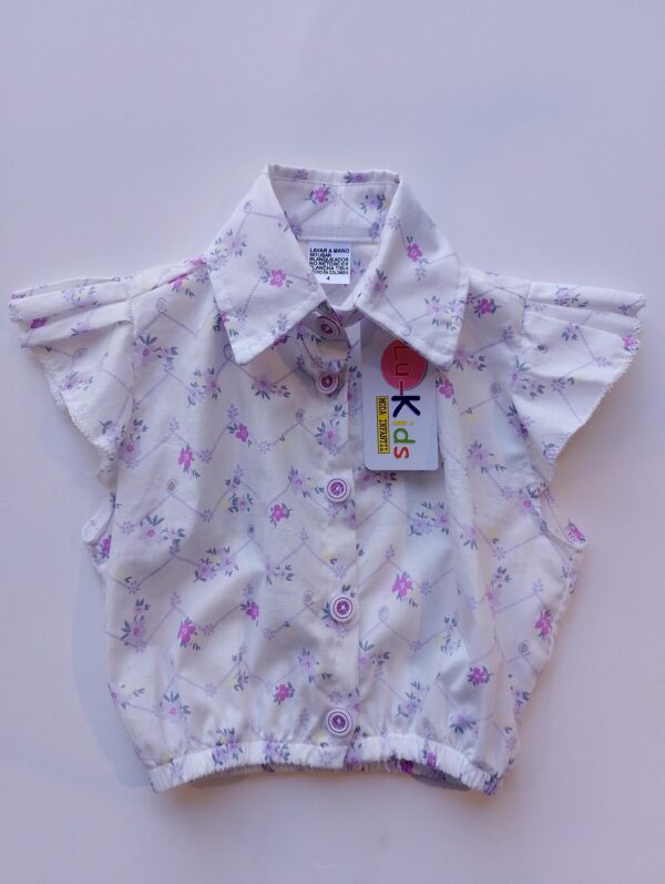 Blusas Flores Lila