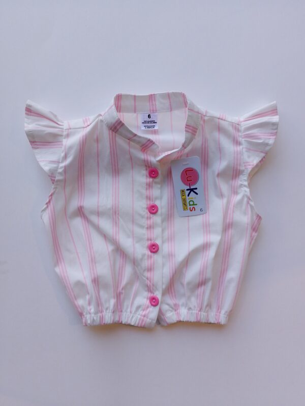 Blusa Rayas Rosadas