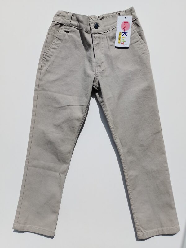 Pantalón Drill Beige Clásico